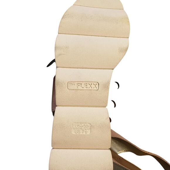 Ballet pink tan suede sandals - Picture 3 of 3